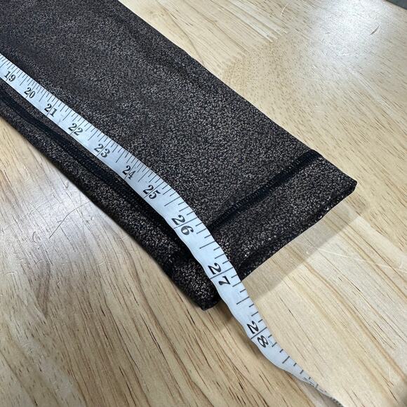 Lululemon Wunder Under High-Rise Tight Foil 28" Black Copper Women's Size 2 EUC - Picture 9 of 9